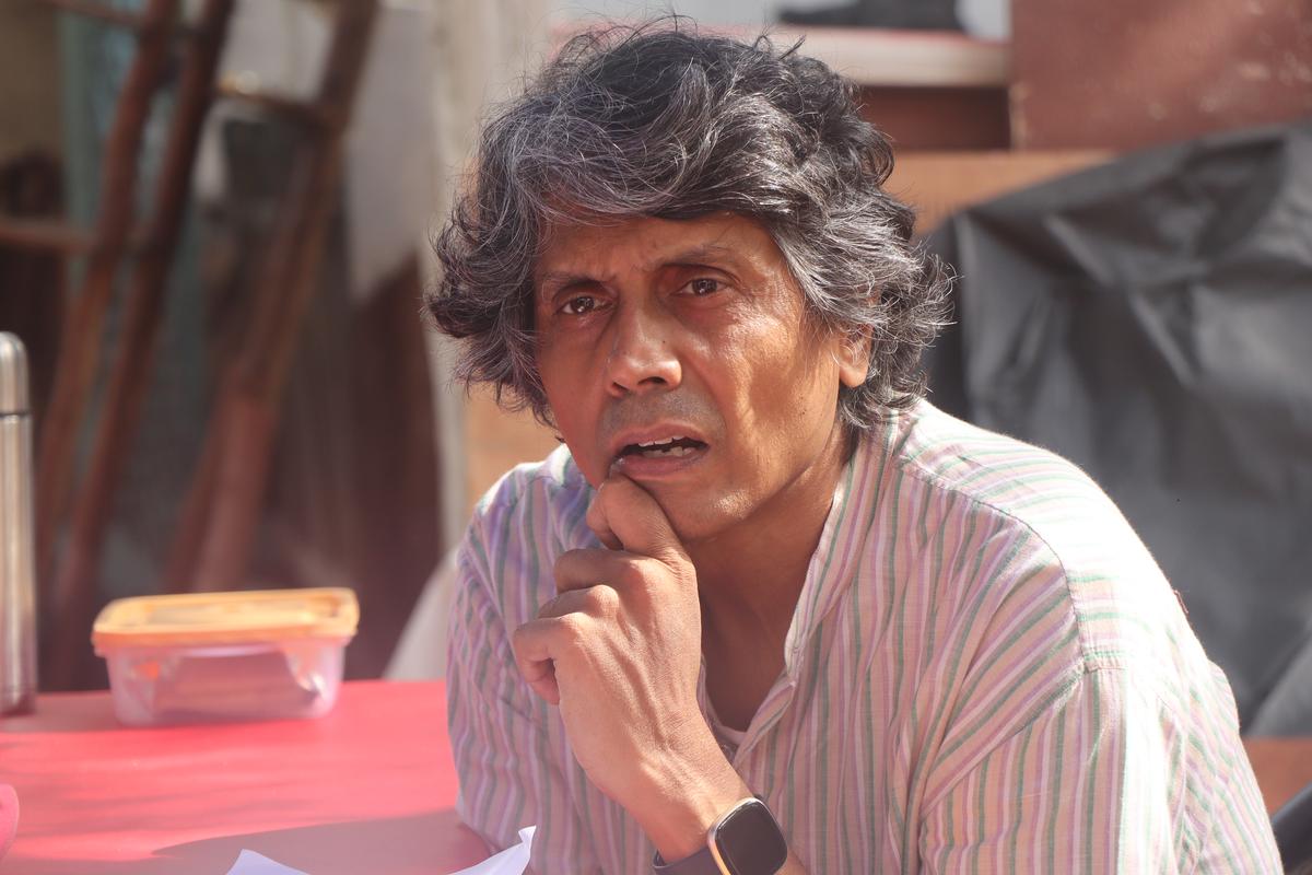 Director Nagesh Kukunoor on the sets of ‘The Hunt’