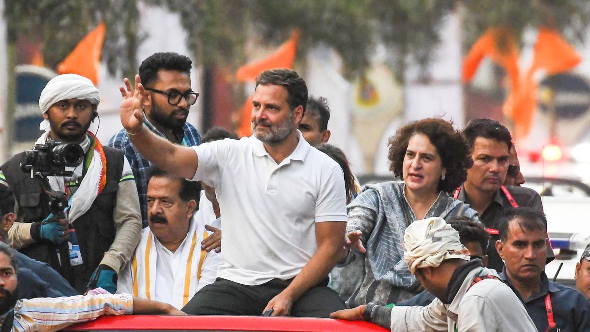 On the final day of Nyay Yatra, Rahul criticises Gautam Adani, PM Modi
