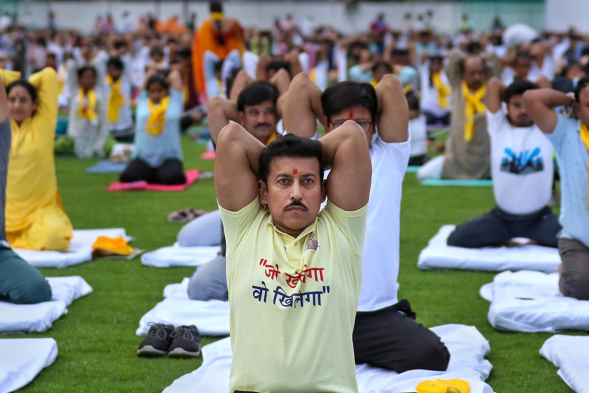 International Yoga Day 2023 updates  PM Modi says Yoga is free from patents  and royalty payments - The Hindu