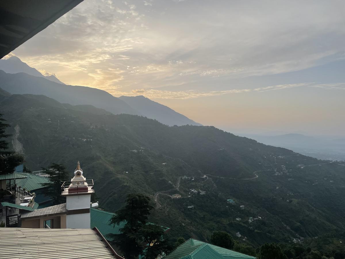 Sunrise at McLeodganj where Dalai Lama lives.