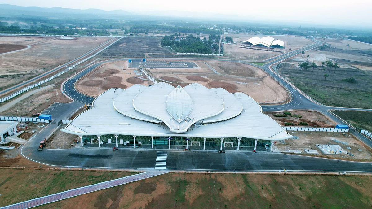Cover up lotus-shaped Shivamogga airport terminal till after elections, Congress asks ECI