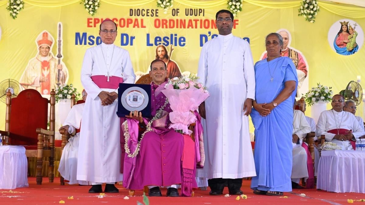 Leslie Clifford D’Souza ordained as new Bishop of Udupi diocese