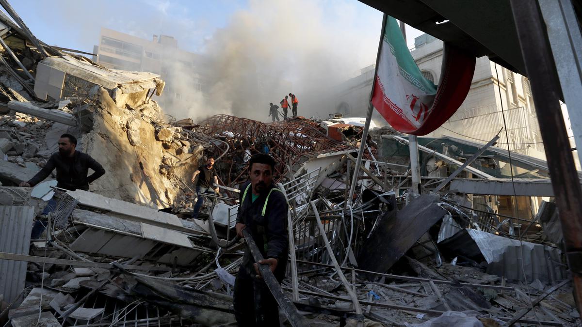 Iran vows response after strike it blames on Israel demolishes consulate in Syria