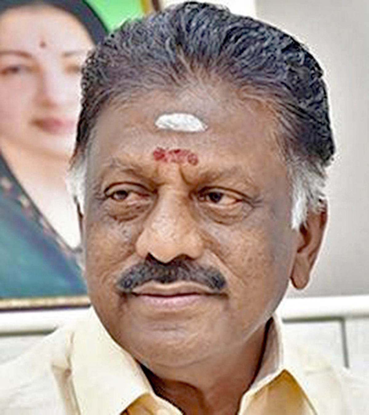 Panneerselvam rebuts Palaniswami’s charge of collaboration with DMK