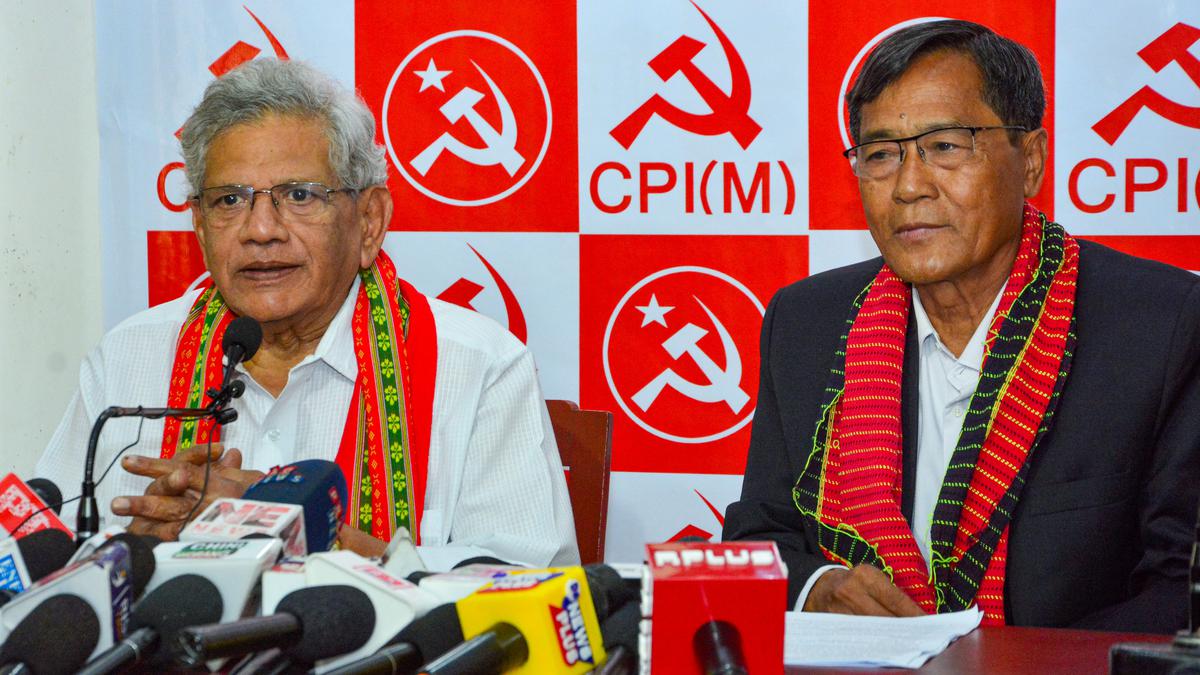 Three-way fight will help Left-Congress alliance in Tripura polls: Sitaram Yechury