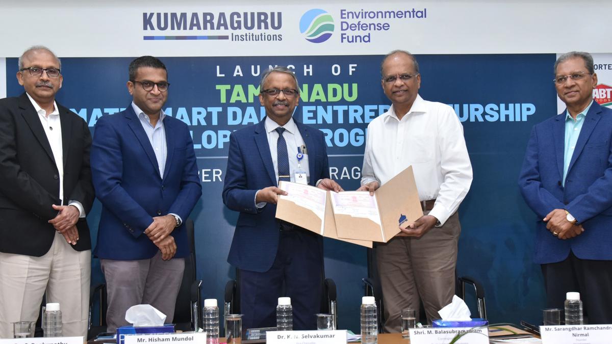 Tamil Nadu climate smart dairy entrepreneurship programme launched at Kumaraguru Institutions