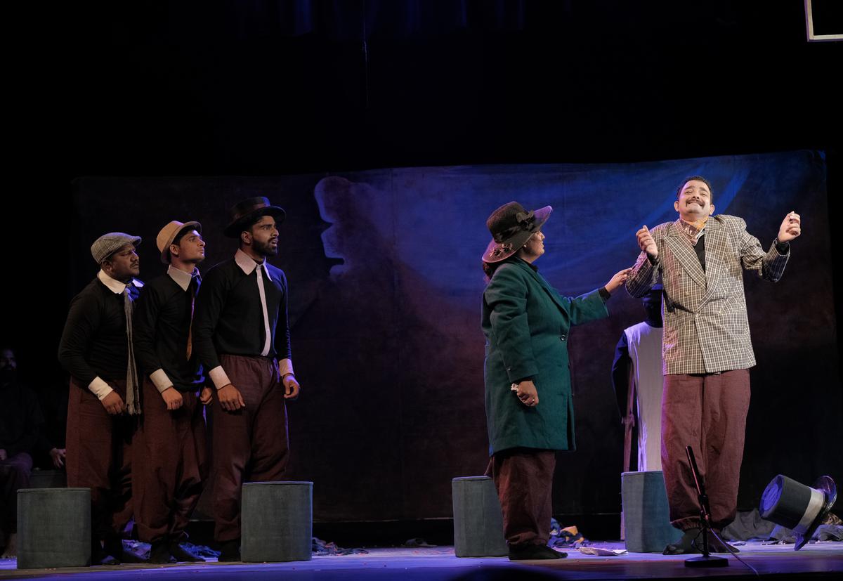 The play is a contemporary collage of various poems, with selected parts from different plays.
