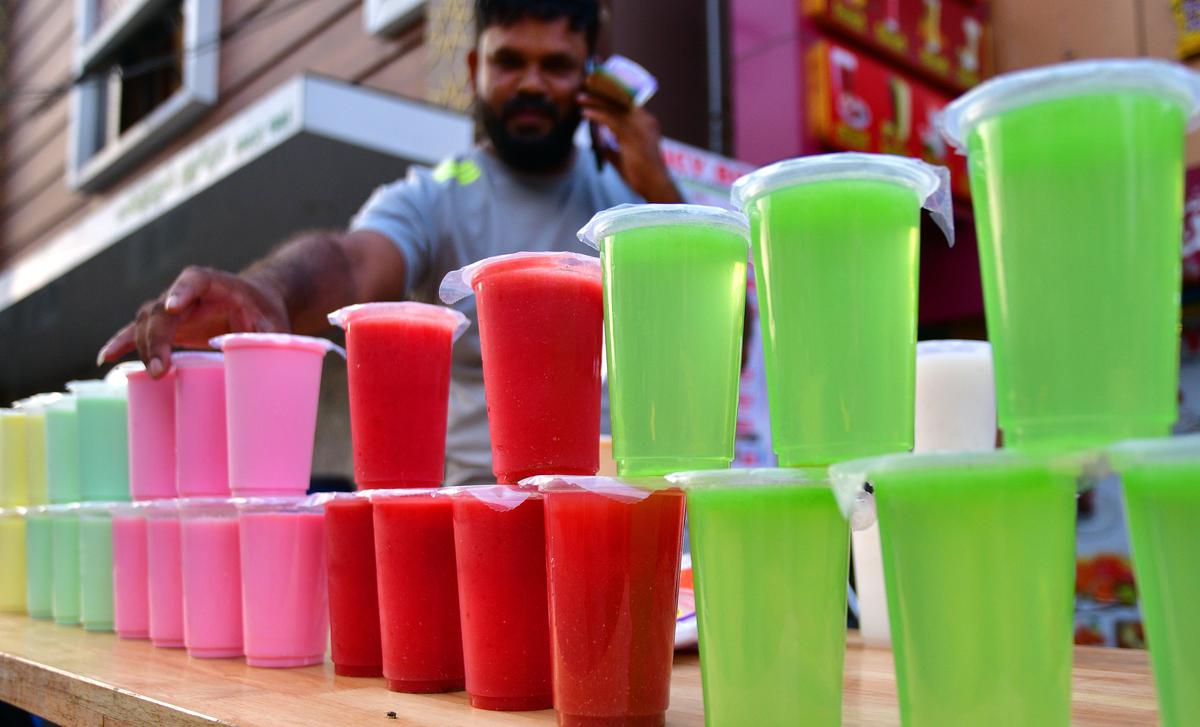 Soft drinks are an important part of Iftar and Sarmedu offers many colorful options to choose from