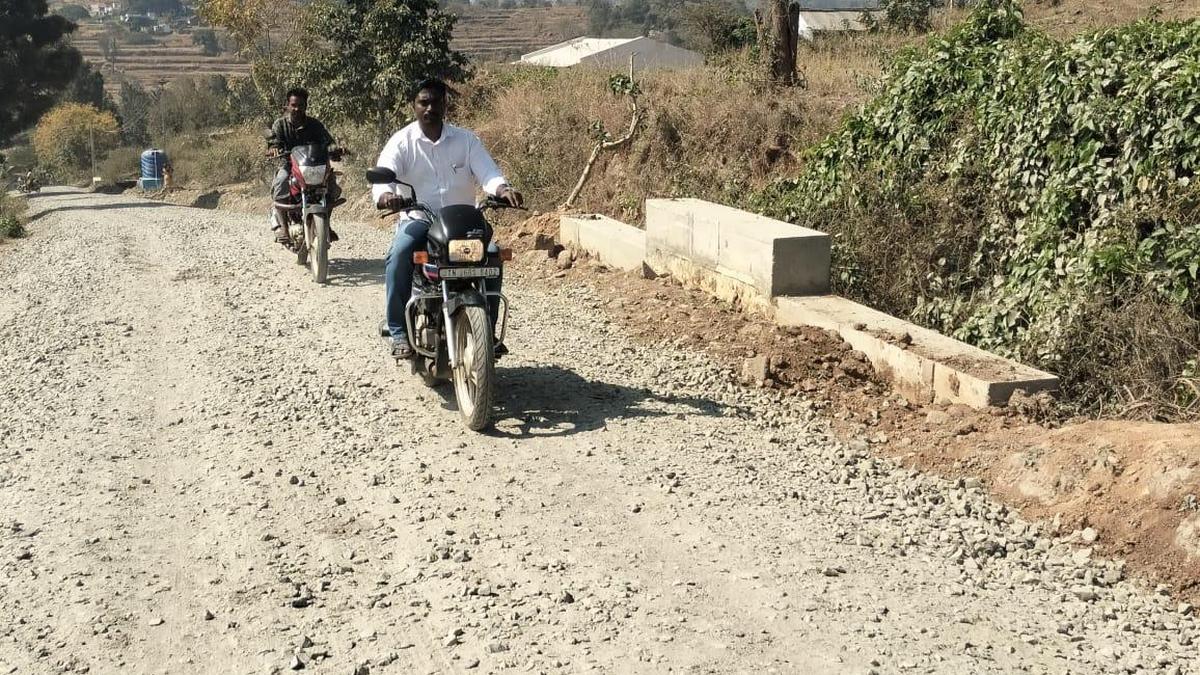 Residents seek early completion of road works in Bargur hills