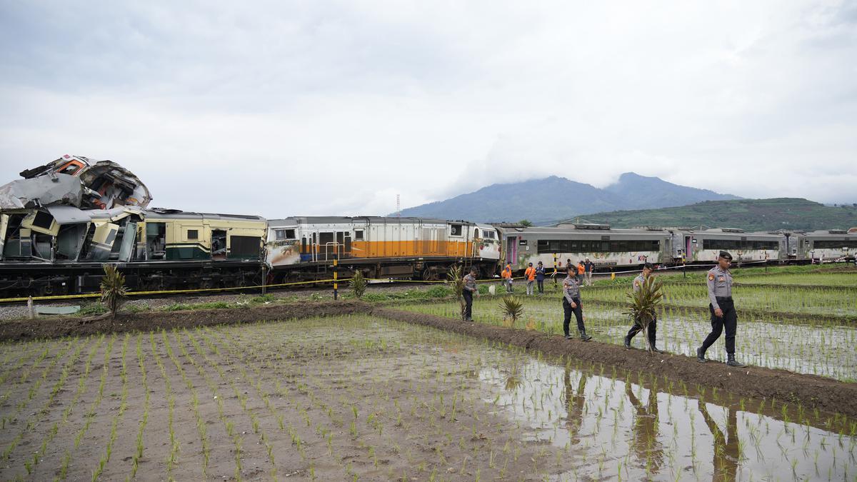 Indonesia train collision | Four dead, 22 injured