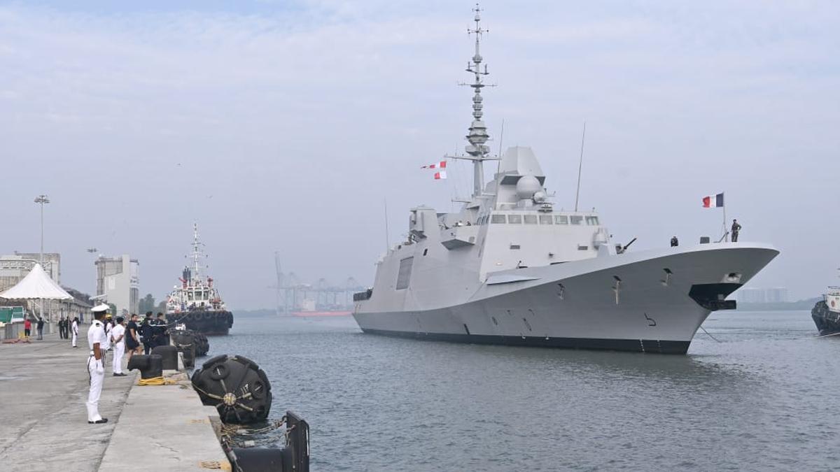 Two French naval ships visit Kochi