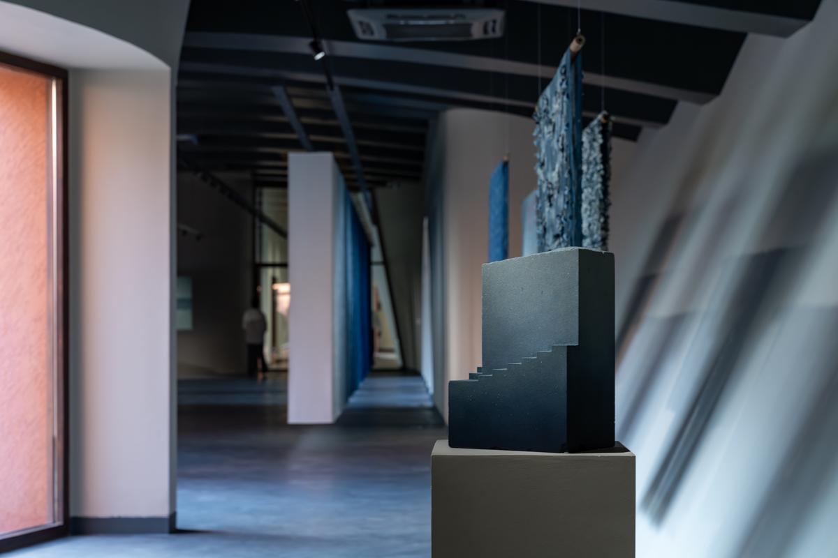 Crafted from a limestone block