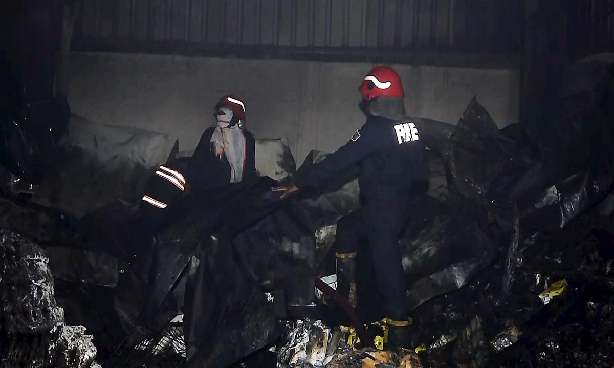 DFS personnel at the spot.