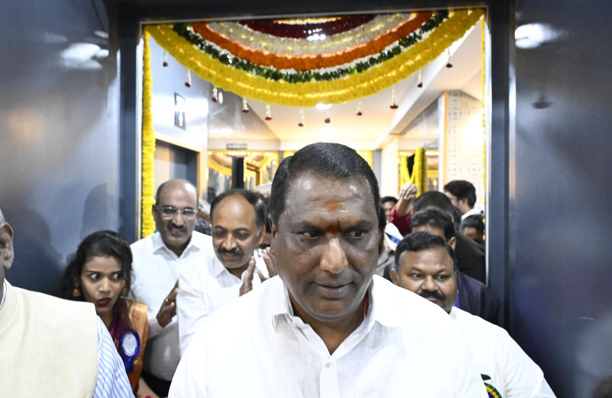 Minister for Scheduled Castes Development, Adluri Laxman Kumar. File