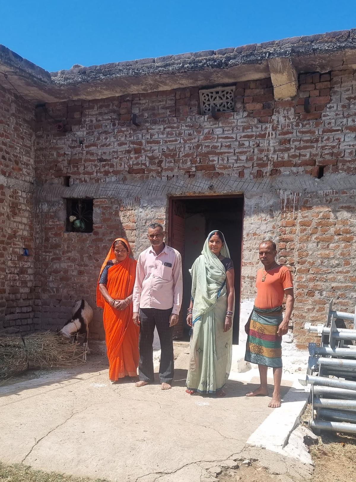 Santoshi and her husband Suresh Chandravanshi, Nirabai and her husband Narad Chandravanshi at Santoshi’s home. Santoshi and Nirabai are two of the elected women representatives who did not attend the oath-taking ceremony. Santoshi and her husband Suresh Chandravanshi, Nirabai and her husband Narad Chandravanshi at Santoshi’s home. Santoshi and Nirabai are two of the elected women representatives who did not attend the oath-taking ceremony.