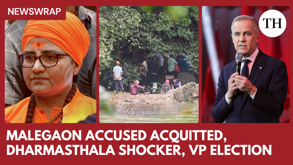 Dharmasthala Skeleton Discovery, Malegaon Blast Acquittals, VP Dhankhar Resigns, Canada Recognises Palestine