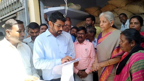 Nirmala Sitharaman fumes at absence of PM Modi’s picture at Telangana PDS shop