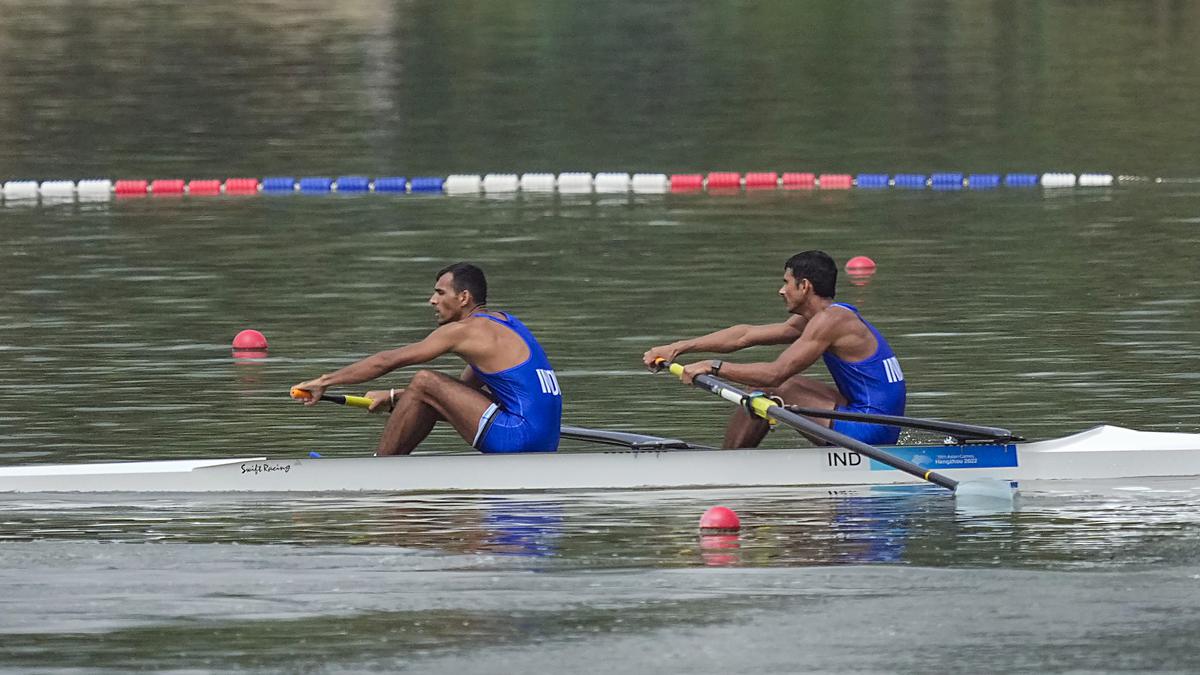 Hangzhou Asian Games | Lekh Ram, Babu Lal claim India's second rowing medal, settle for bonze in men's pair final