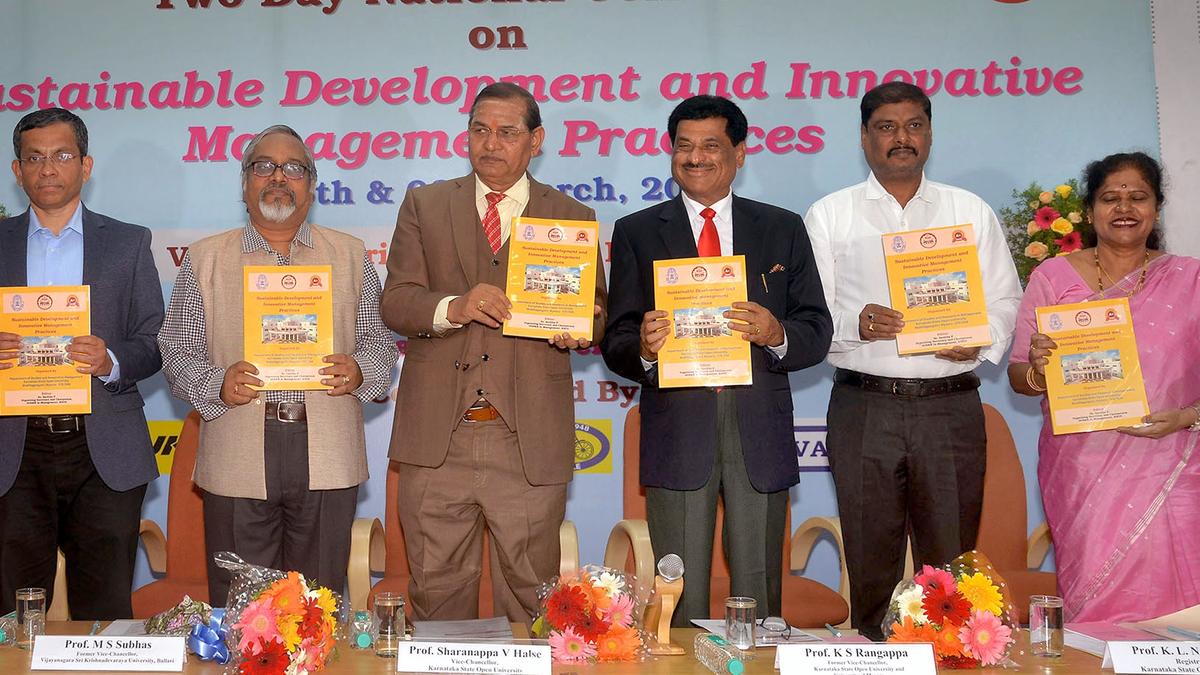 Conference on sustainable development begins at KSOU