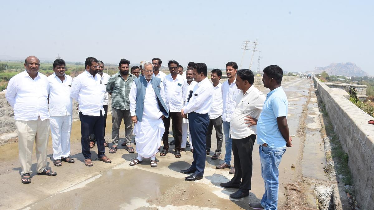 Construction of road on Bhima bridge completed