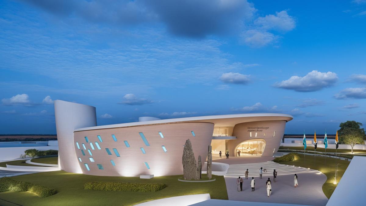 An artist’s impression of the Noyyal Museum in Erode district An artist’s impression of the Noyyal Museum in Erode district