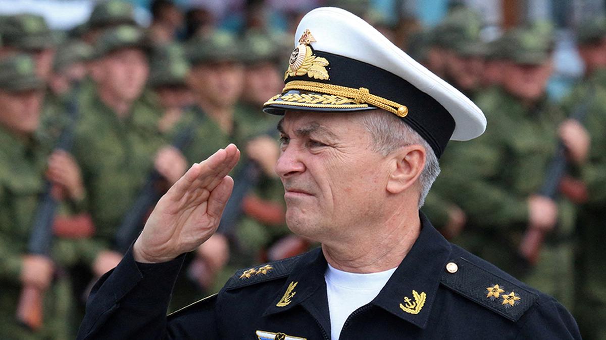 Russian Black Sea commander Sokolov shown on video call after Ukraine said it killed him