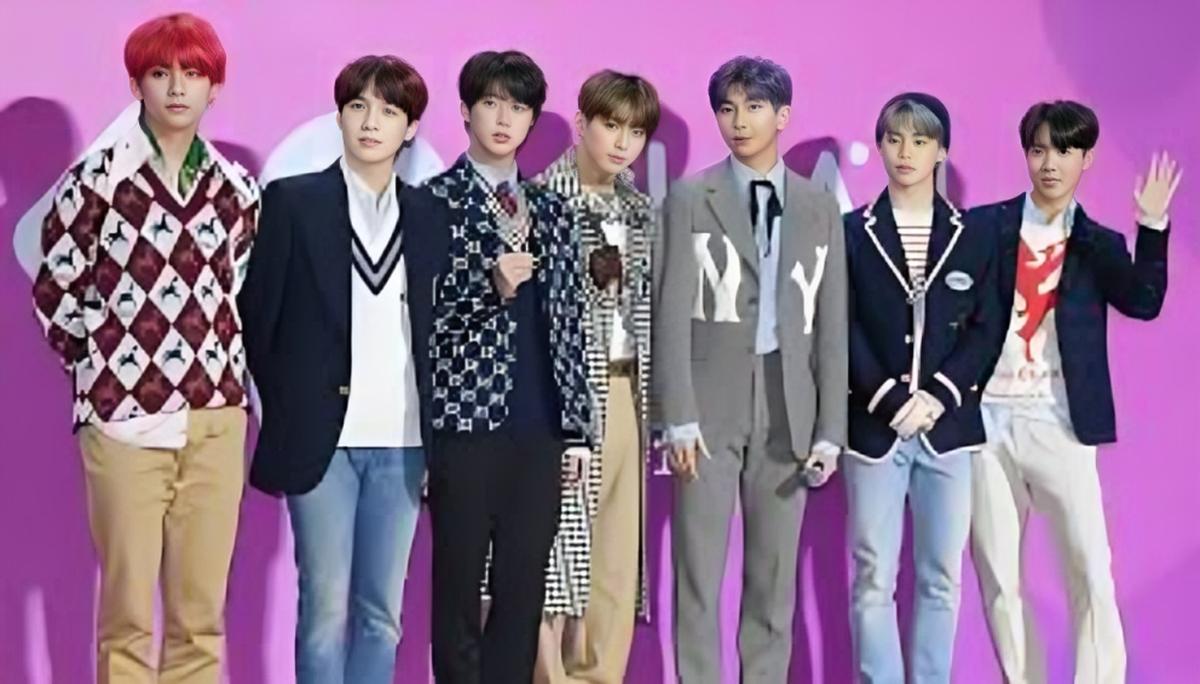 K-Pop supergroup, BTS. 