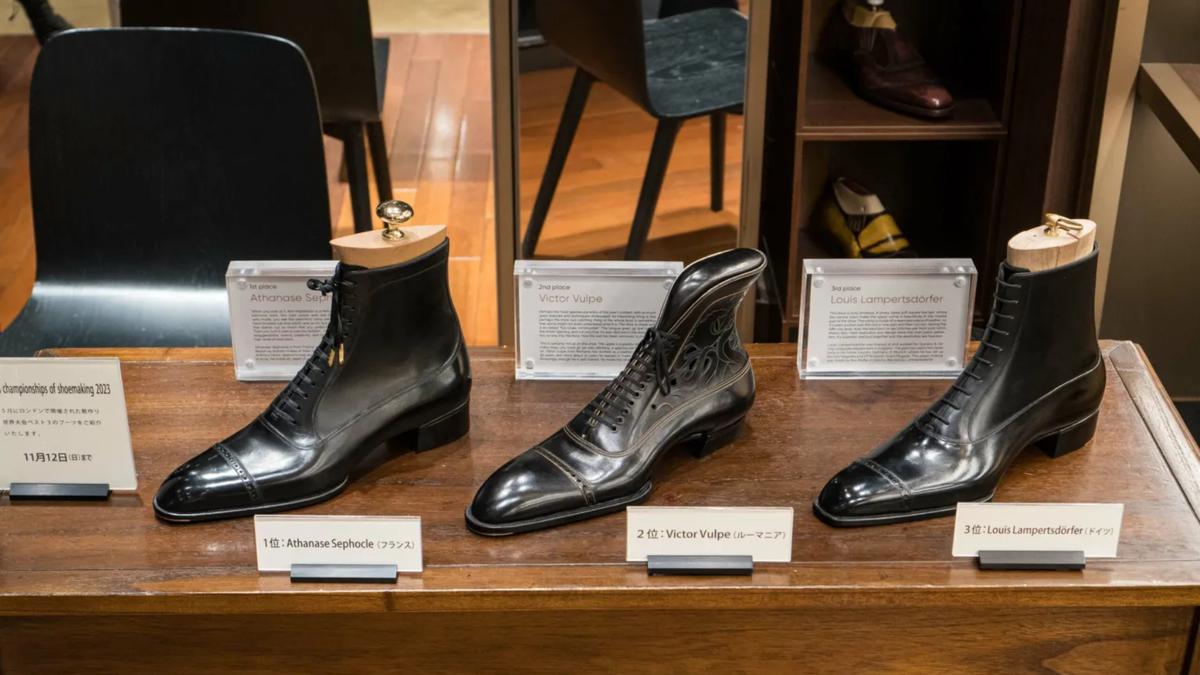 The three prize-winning shoes from The World Championship of Shoemaking will make their stop in Chennai this weekend