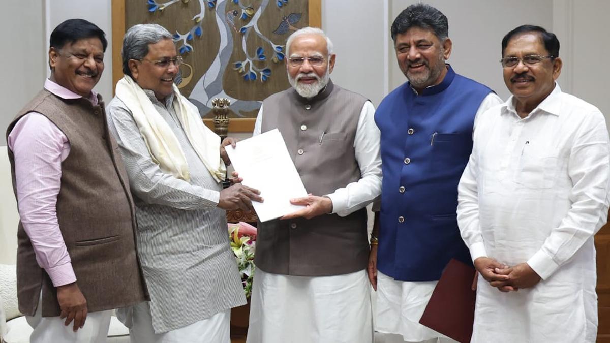 CM appeals to PM Modi, seeks clearance for ongoing water projects, funds for Bengaluru infrastructure projects