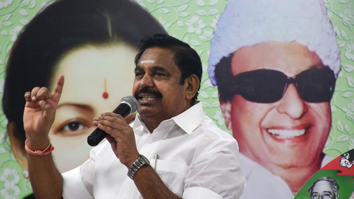 Palaniswami indicates AIADMK’s opposition to move to bring in Uniform Civil Code