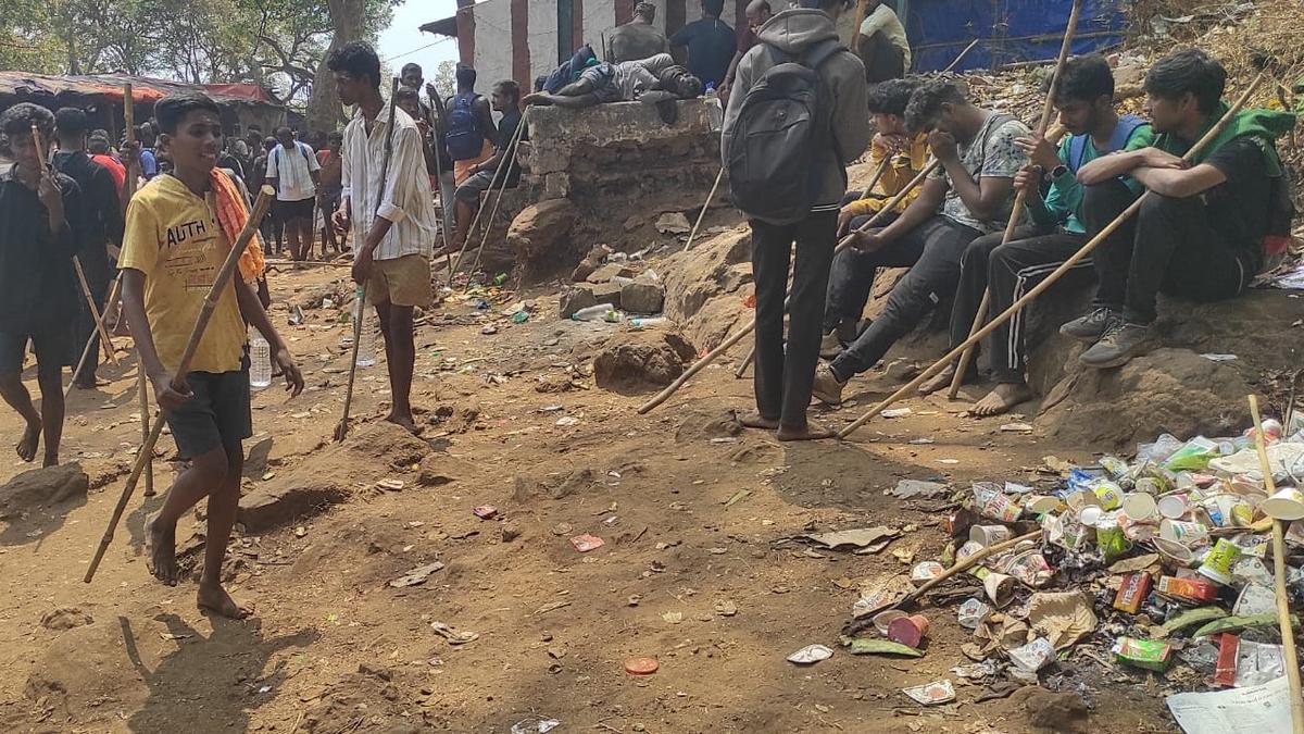 Forest Department places additional bins to tackle littering at Vellingiri hills