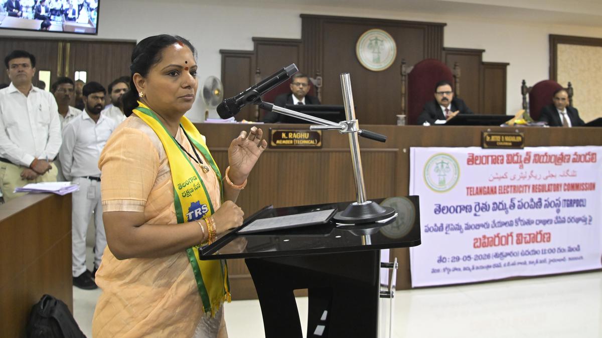 Kavitha opposes Rythu Discom, demands public hearing in 33 Telangana districts