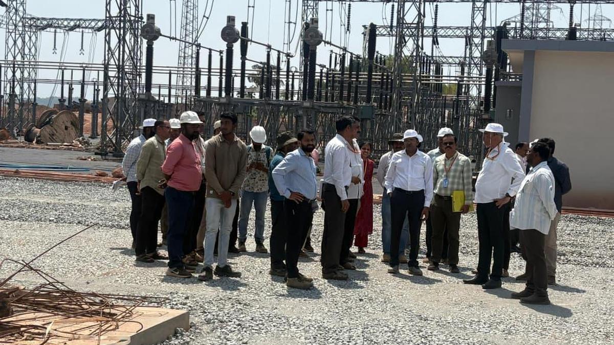 400 kV power substation project at Kadandale will be over by July 15, says KPTCL