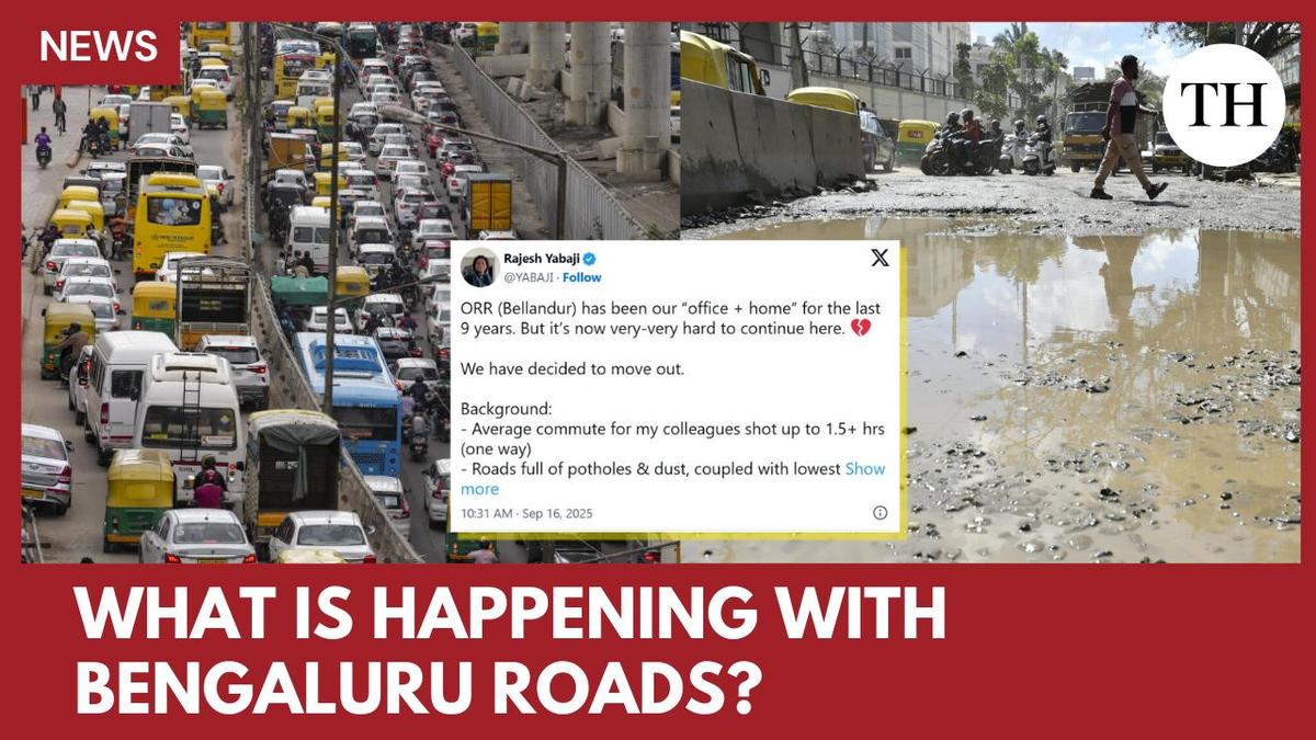 Bengaluru’s crumbling roads: Public frustrated with government