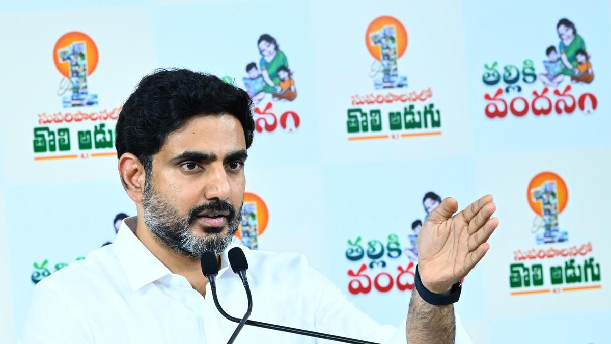Lokesh threatens legal action on YSRCP post on Talliki Vandanam, seeks apology