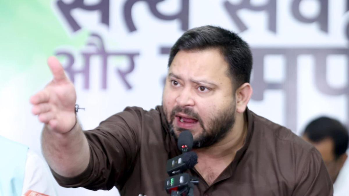 Two individuals will run Bihar from Gujarat, says Tejashwi