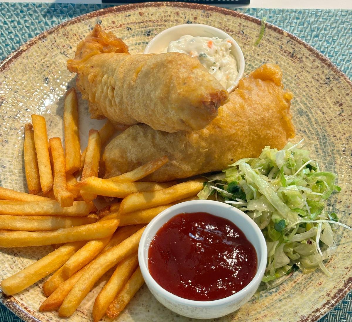 Fish and chips Fish and chips