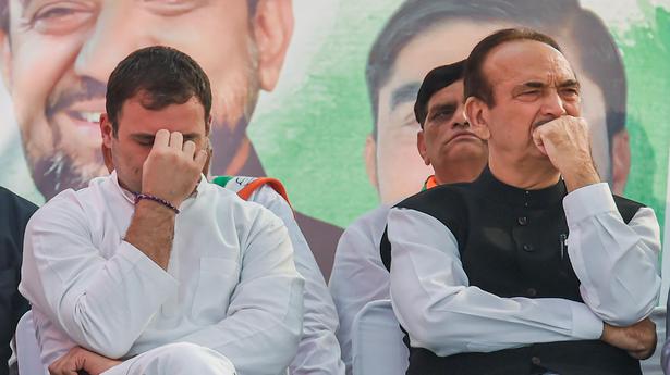 Ghulam Nabi Azad quits Congress saying Rahul Gandhi destroyed Congress’ consultative mechanism