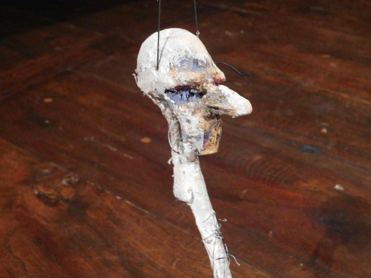 A puppet from the play Tila