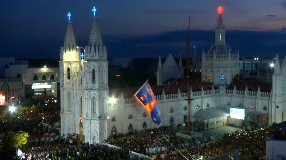 Velankanni Shrine’s annual feast begins with flaghoisting The Hindu