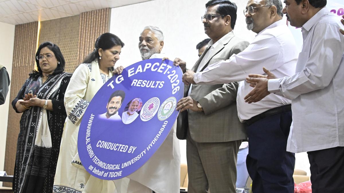 TG EAPCET 2026 results announced; M. Rushi secures first rank