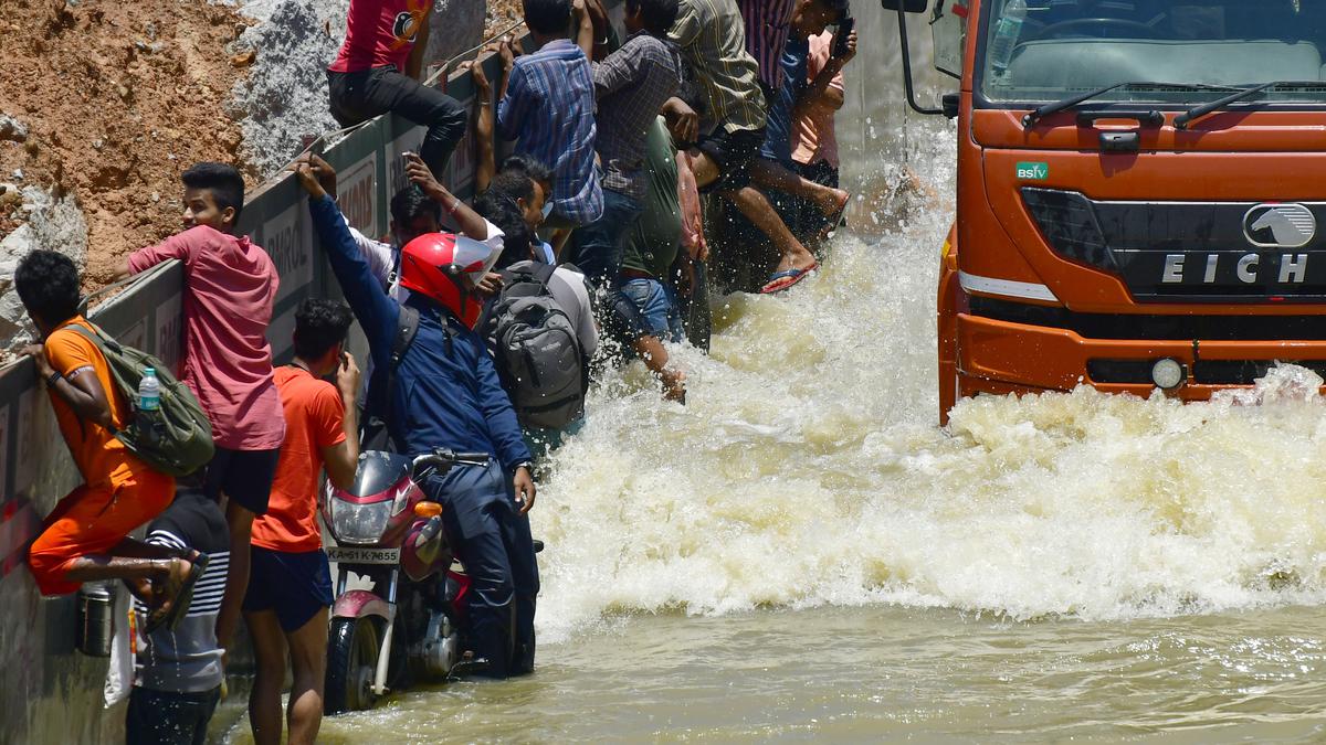 Bengaluru rains live | Woman electrocuted in IT city’s second wettest monsoon in 50 years, NDRF teams continue rescue ops