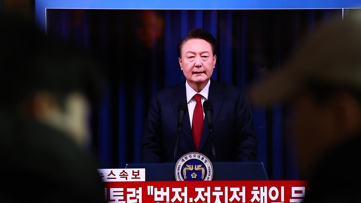 South Korean president Yoon apologises for declaring martial law, saying he will not shirk responsibility