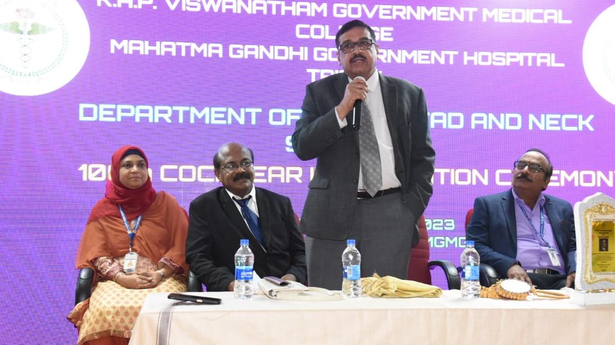 Tiruchi’s MGMGH performs 100th cochlear implant surgery