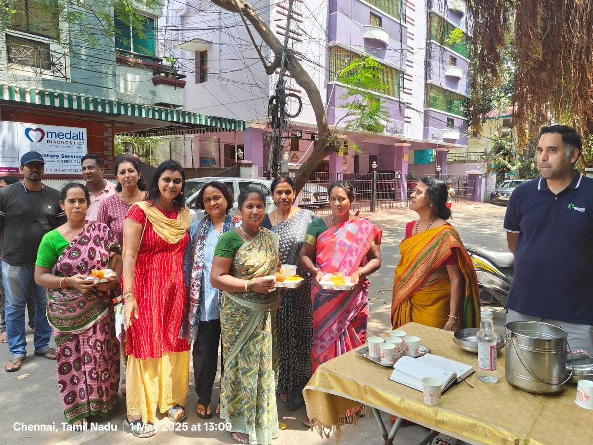 Workers Day celebration at Mandavwli Raja Street on May 1, 2025. Workers Day celebration at Mandavwli Raja Street on May 1, 2025.