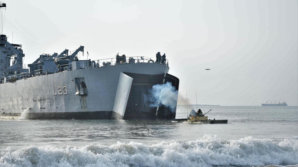 ‘Jal Prahar 2025’ concludes with Indian Navy’s successful two-phase joint amphibious exercise with Army