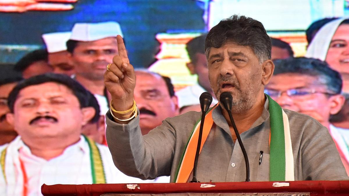 Shivakumar trains his guns on Kumaraswamy, threatens to expose &lsquo;50 denotification cases&rsquo;