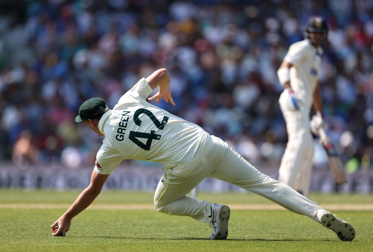 Green’s catch to dismiss Gill became a talking point.