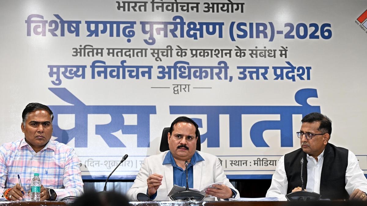 Voters' lists in 12 States, Union Territories shrink by over 6 crore post SIR