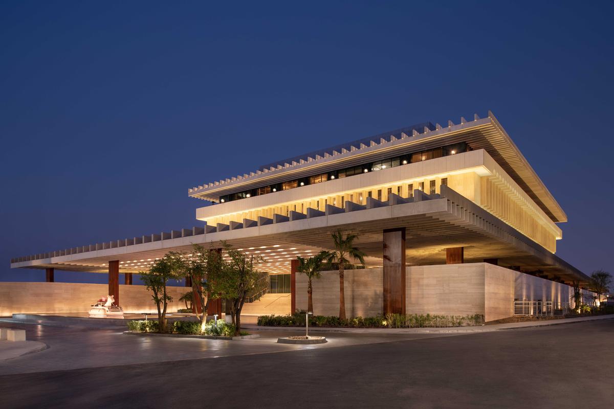 Caption: The 500,000 sq. ft. The Ned Doha hotel used to once house Qatar’s Ministry of the Interior.